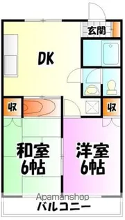 エスポワール【4階】の間取り
