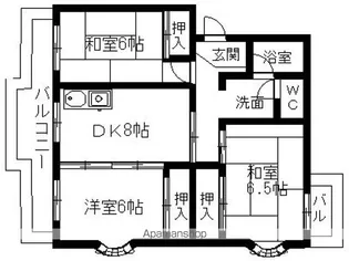 ローザヒルズ【301号室】の間取り