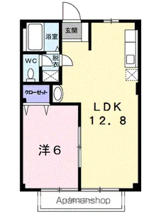 メゾン下郡【2階】の間取り