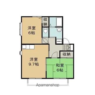 コンフォレスト【201号室】の間取り