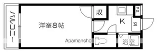 コーポ渡鹿【203号室】の間取り