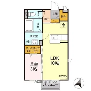 ハイツ ハピネス【2階】の間取り