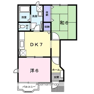 ドリームハイツⅢ【1階】の間取り