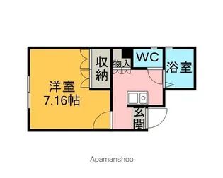 内藤ビル【4階】の間取り