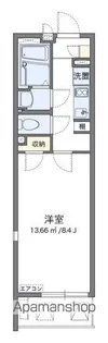 クレイノ初島【205号室】の間取り