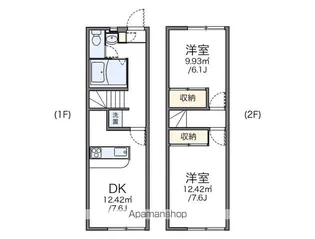 レオパレスAURORA【103号室】の間取り