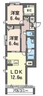 クレファヴォーレ【301号室】の間取り