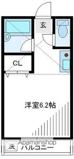 パインレーブ【203号室】の間取り