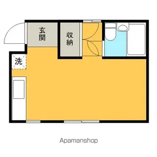 めぞん竜内【9K号室】の間取り