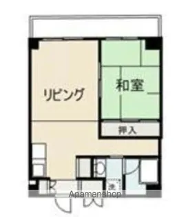 ウェルネス多賀町【6階】の間取り