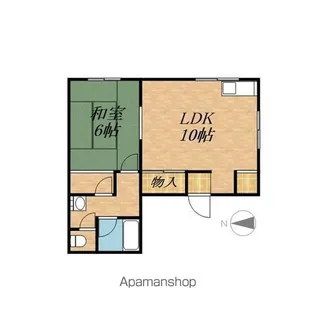 コーポキラク【1階】の間取り