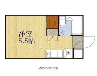 ハーベストハイム【2階】の間取り