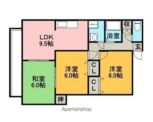 エクセル【1階】の間取り