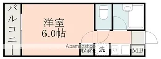 キャッスルマンション【2階】の間取り