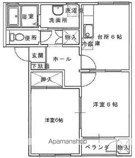ANESIS Ⅱ【202号室】の間取り