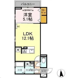 シャンス北山【3階】の間取り