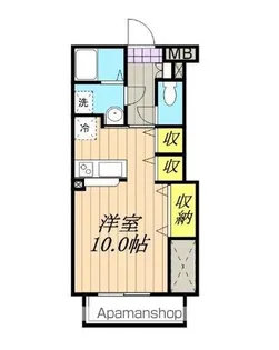 ノース【401号室】の間取り