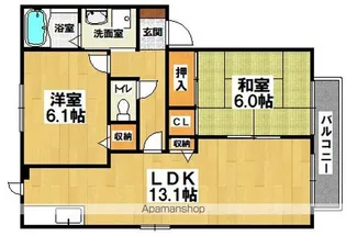 ファミ-ル取石【A101号室】の間取り