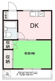 コーポフジタ【2階】の間取り