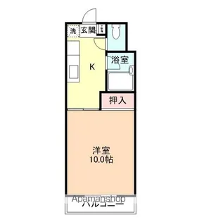 PLAZA伏木【209号室】の間取り