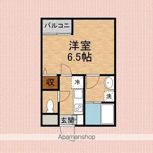メイプルタウンⅢ【303号室】の間取り