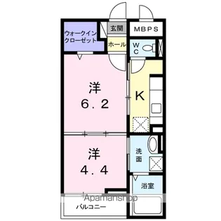 J・S ブレイヴ【1階】の間取り