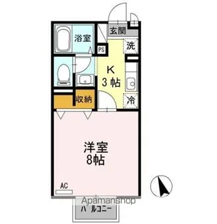 マーサ・ジュネス【2階】の間取り