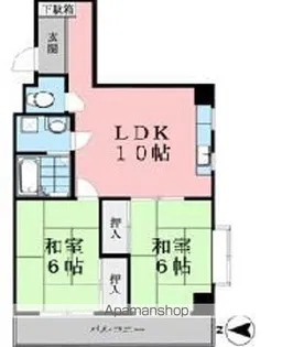 第2ふそうビル【702号室】の間取り