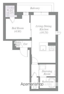 ベレオ仙台駅東【203号室】の間取り