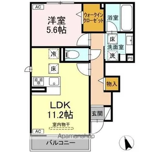 アンティエーヌ トリシア【1階】の間取り