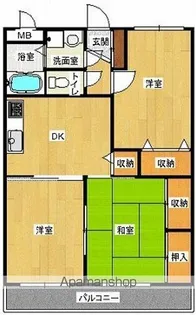 ホープパレス【205号室】の間取り