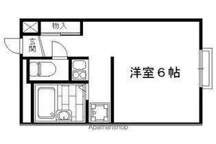 レオパレスフォレスト【101号室】の間取り