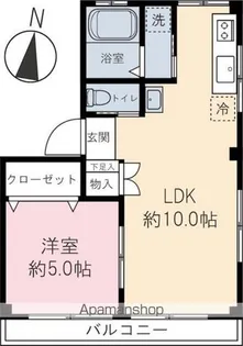 渡辺マンション【4階】の間取り