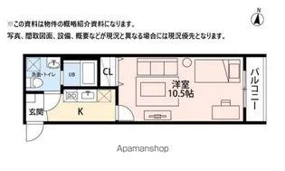 VILLA BALENA【3階】の間取り