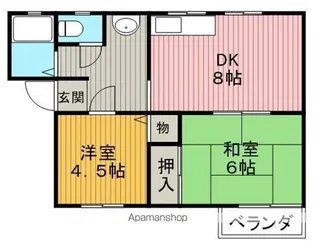 メゾンプルミエール【1階】の間取り