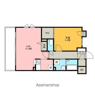 メゾン・グランドゥール【9階】の間取り