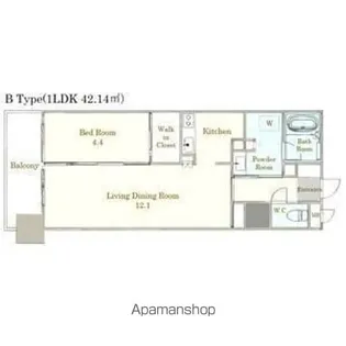 ONEPASEO【11階】の間取り