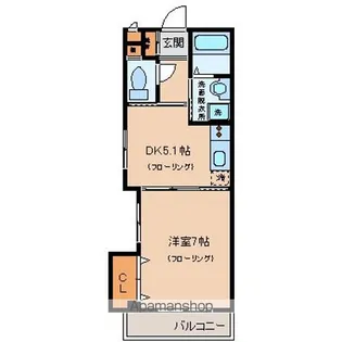 アルカディア・ハミーユ【2階】の間取り