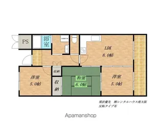 ビバーチェ畑(VIVACE HATA)【305号室】の間取り