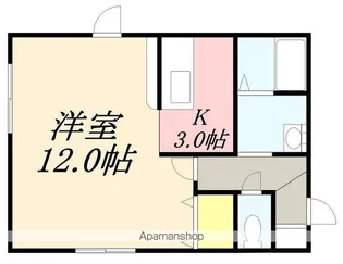 EAGLE美原(イーグルミハラ)【102号室】の間取り