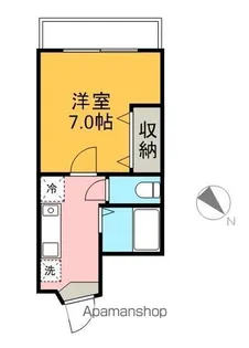 桜館7【4階】の間取り