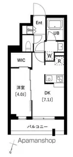 タスキプライム テラス中村橋【205号室】の間取り