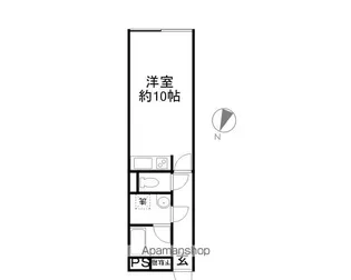 マンション都【207号室】の間取り