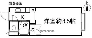 ドムス・ミワ西館【3階】の間取り