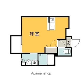 クレセント尼子(旧AMAKOGASSANTEPPOCHO)【604号室】の間取り