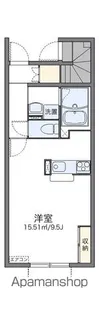 レオネクストタキシード【105号室】の間取り