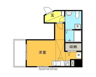 1Rの間取り画像