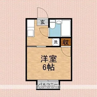 タナカハイム【1階】の間取り