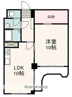 セブンスターマンション清水【2階】の間取り