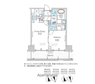 パークアクシス柏の葉【11階】の間取り
